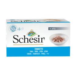 Schesir Tam ve Dengeli Ton Balıklı Jöle İçinde Kedi Konservesi Multipack 6X50 gr - Schesir