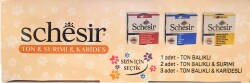 Schesir Pouch Ton Surimi ve Karides Serisi Kedi Konservesi 85 gr (6 AL 5 ÖDE) - Schesir