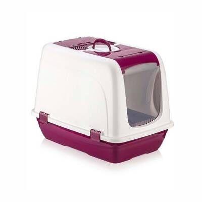 Şenyayla Büyük Lüx Kapalı Kedi Tuvaleti Karışık Renk 65x50x45 Cm - 1