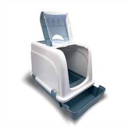 Şenyayla Orta Lüx Çekmeceli Kapalı Kedi Tuvaleti Karışık Renk 55x47x35 Cm - 3