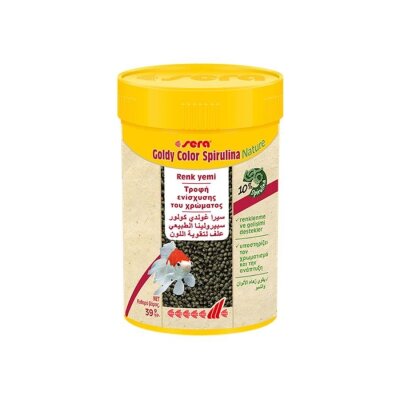 Sera Goldy Color Spirulina Japon Balığı Granül Renk Yemi 100 ml
