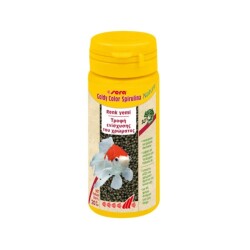 Sera Goldy Color Spirulina Japon Balığı Granül Renk Yemi 50 ml - Sera