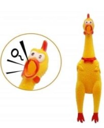 Ses Çıkaran Tavuk Köpek Oyuncağı 16 cm - Aspet