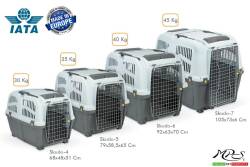 Skudo Lata 3 Kedi Köpek Taşıma Kafesi 60 cm - 3