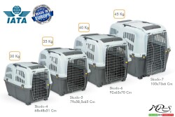 Skudo Lata 4 Kedi Köpek Taşıma Kafesi 68 cm - Skudo