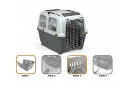Skudo Lata 4 Kedi Köpek Taşıma Kafesinin Uçuş Seti - 2