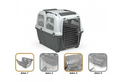 Skudo Lata 5 Kedi Köpek Taşıma Kafesinin Uçuş Seti - 2