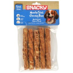 Snacky Çıtır Munchy Sığır Etli Ördekli Köpek Kemiği 13 cm 10 Adet - Snacky
