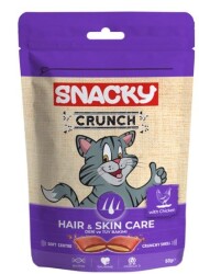 Snacky Crunchy Tavuklu Kedi Ödülü Hair Skin Tüy Bakım Ödülü 60 gr - Snacky