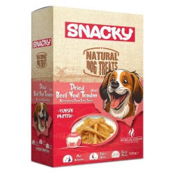 Snacky Kurutulmuş Dana Ense Siniri Köpek Ödül Maması 120 gr - Snacky
