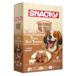 Snacky Kurutulmuş Dana Gırtlak Köpek Ödül Maması 80 gr - Snacky