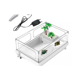 Sobo Plastik Kaplumbağa Bahçesi Lambalı 38x27x18cm - Sobo