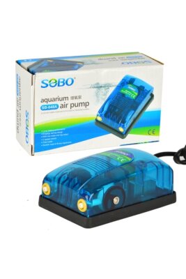 Sobo SB-648A Çift Çıkışlı Hava Motoru 5W 2x4 Lt/Min