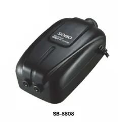 Sobo SB-8808 Çift Çıkışlı Hava Motoru 10W 2x6 Lt/Min - Sobo