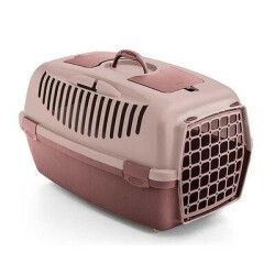 Stefanplast Gulliver 2 Kedi ve Küçük Irk Köpekler için Taşıma Çantası Rosy 55x36x35cm - Stefanplast