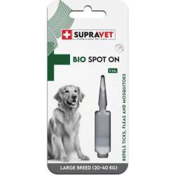 Supravet Büyük Irk Köpek Deri ve Tüy Bakım Yağı; Bit, Pire, Kene Dış Parazit Ense Damlası 20-40 kg (5 ml) 10 Adet - Supravet