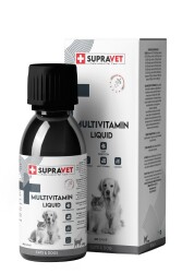 Supravet Multivitamin Sağlıklı Kedi Köpekler İçin Sıvı Damla 100 ml - Supravet