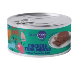 Supreme Cat Kıyılmış Tavuk ve Ton Balıklı Kedi Konservesi 85 gr - Supreme