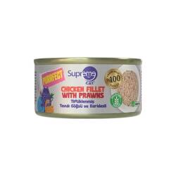 Supreme Cat Purrfect Tiftiklenmiş Tavuk Göğsü ve Karidesli Yetişkin Kedi Konservesi 70 gr - Supreme