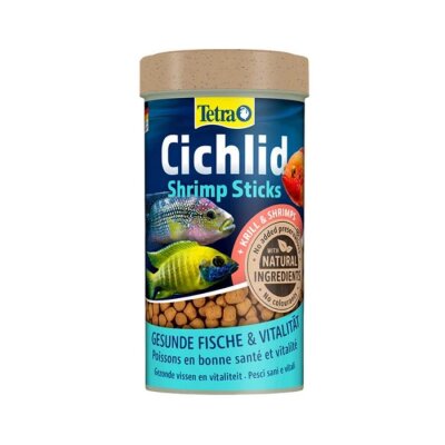 Tetra Cichlid Shrimp Sticks Cichlid Çubuk Balık Yemi - Karidesli 250 Ml / 85 Gr