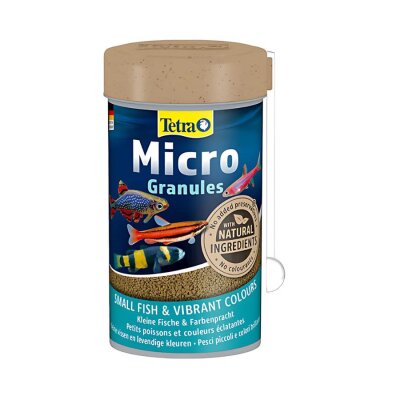 Tetra Micro Granules Granül Mikro Tropikal Balık Yemi 100 Ml