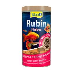 Tetra Rubin Flakes Renklendirici Tropikal Pul Balık Yemi 1 Lt - Tetra