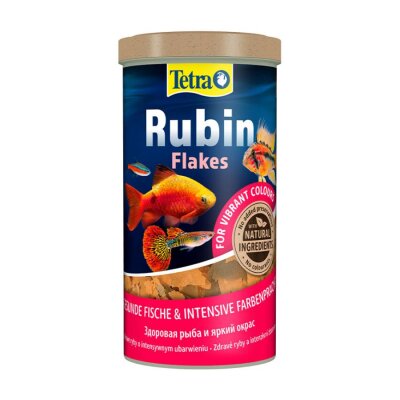 Tetra Rubin Flakes Renklendirici Tropikal Pul Balık Yemi 250 Ml