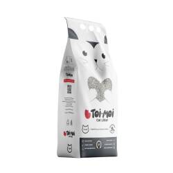Toi Moi Aktif Karbonlu İnce Taneli Topaklanan Bentonit Kedi Kumu 10 kg - Toi Moi