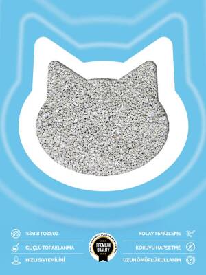 Toi Moi Marsilya Sabunlu İnce Taneli Topaklanan Bentonit Kedi Kumu 10 kg - 3