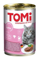 Tomi Buzağı Etli Yetişkin Kedi Konservesi 400 Gr - Tomi