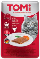 Tomi Pouch Pate Dana Eti ve Havuçlu Tahılsız Yetişkin Kedi Konservesi 100 gr - Tomi