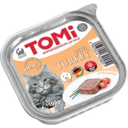 Tomi Pate Hindili Yetişkin Kedi Konservesi 100 gr - Tomi