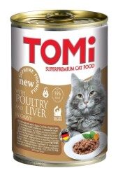 Tomi Kümes Hayvanlı Yetişkin Kedi Konservesi 400 Gr - Tomi