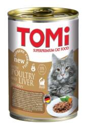 Tomi Kümes Hayvanlı Yetişkin Kedi Konservesi 400 Gr - Tomi