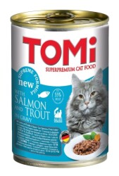 Tomi Somonlu ve Alabalıklı Yetişkin Kedi Konservesi 400 Gr - Tomi