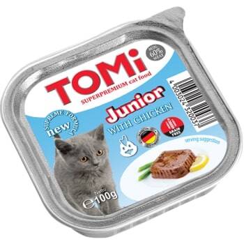 Tomi Yavru Kedi Kümes Hayvanlı Yaş Mama 100 gr - 1
