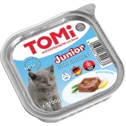 Tomi Yavru Kedi Kümes Hayvanlı Yaş Mama 100 gr - Tomi