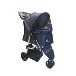 Tommy Evcil Hayvan Arabası 87x50x107cm Lacivert Max 20 Kg - 2