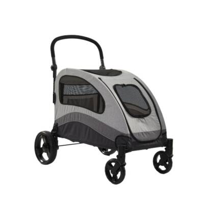 Tommy Evcil Hayvan Arabası 90x73x108 Cm Gri Max 60 Kg - 2