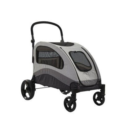 Tommy Evcil Hayvan Arabası 90x73x108 Cm Gri Max 60 Kg - 2