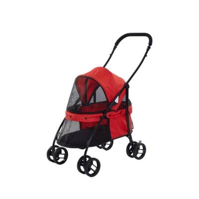 Tommy Evcil Hayvan Arabası 67x47x98 Cm Kırmızı Max 15 Kg - 2