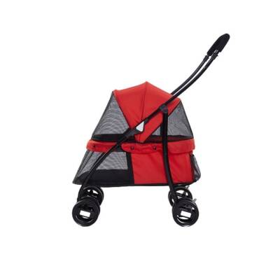 Tommy Evcil Hayvan Arabası 67x47x98 Cm Kırmızı Max 15 Kg - 3