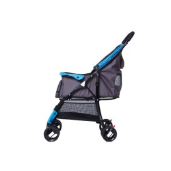 Tommy Evcil Hayvan Arabası 67x47x98 Cm Mavi Max 15 Kg - 3