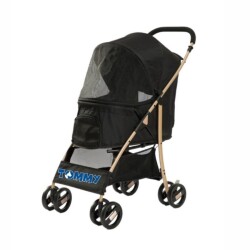 Tommy Evcil Hayvan Arabası 67x47x98 Cm Siyah Max 15 Kg - Tommy