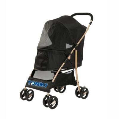 Tommy Evcil Hayvan Arabası 67x47x98 Cm Siyah Max 15 Kg - 1