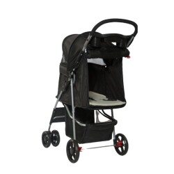 Tommy Evcil Hayvan Arabası 80.5x45.5x101 Max Siyah 15 Kg - 3