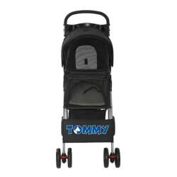 Tommy Evcil Hayvan Arabası 80.5x45.5x101 Max Siyah 15 Kg - Tommy