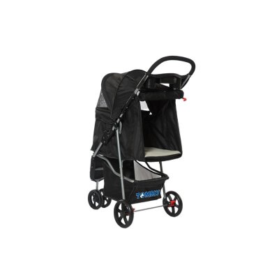 Tommy Evcil Hayvan Arabası 81x45.5x101 Cm Siyah Max 15 Kg - 2