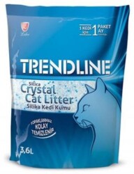 Trendline Süper Emici Tozsuz Silika Kristal Kedi Kumu 3,6 lt (1,4 kg) - Trendline