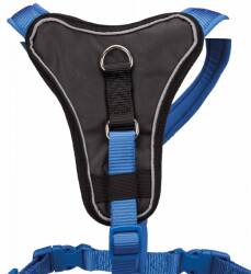 Trixie Köpek Premium Göğüs Tasması XL-XXL 95-120cm 25mm Mavi - Trixie